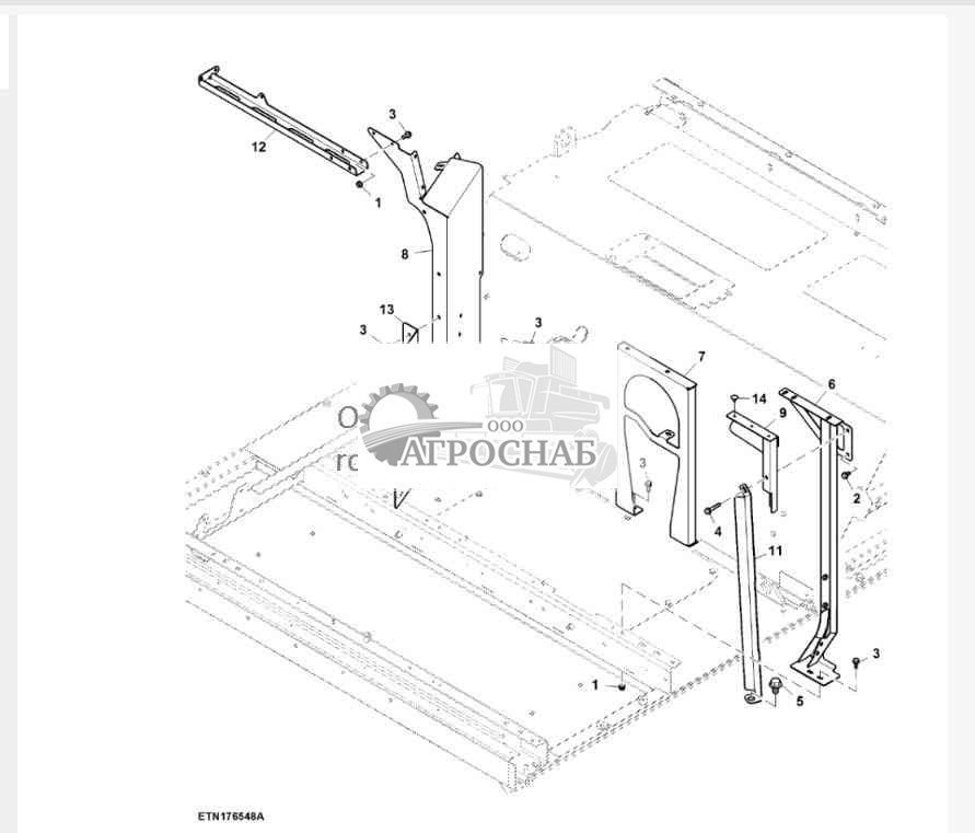 Опора рамы двигателя, Final Tier 4 